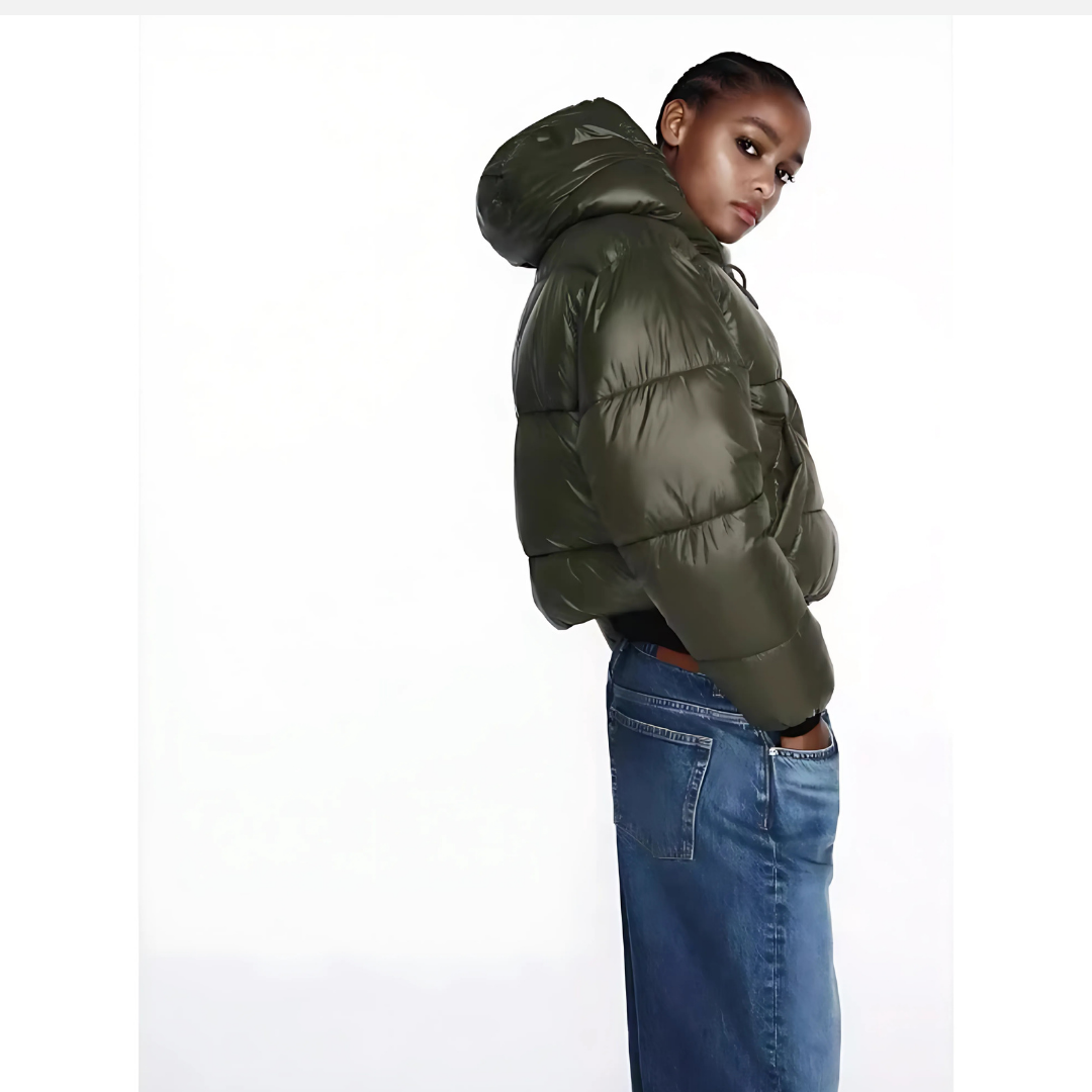 VIRALE PUFFER JACKE OLIVE