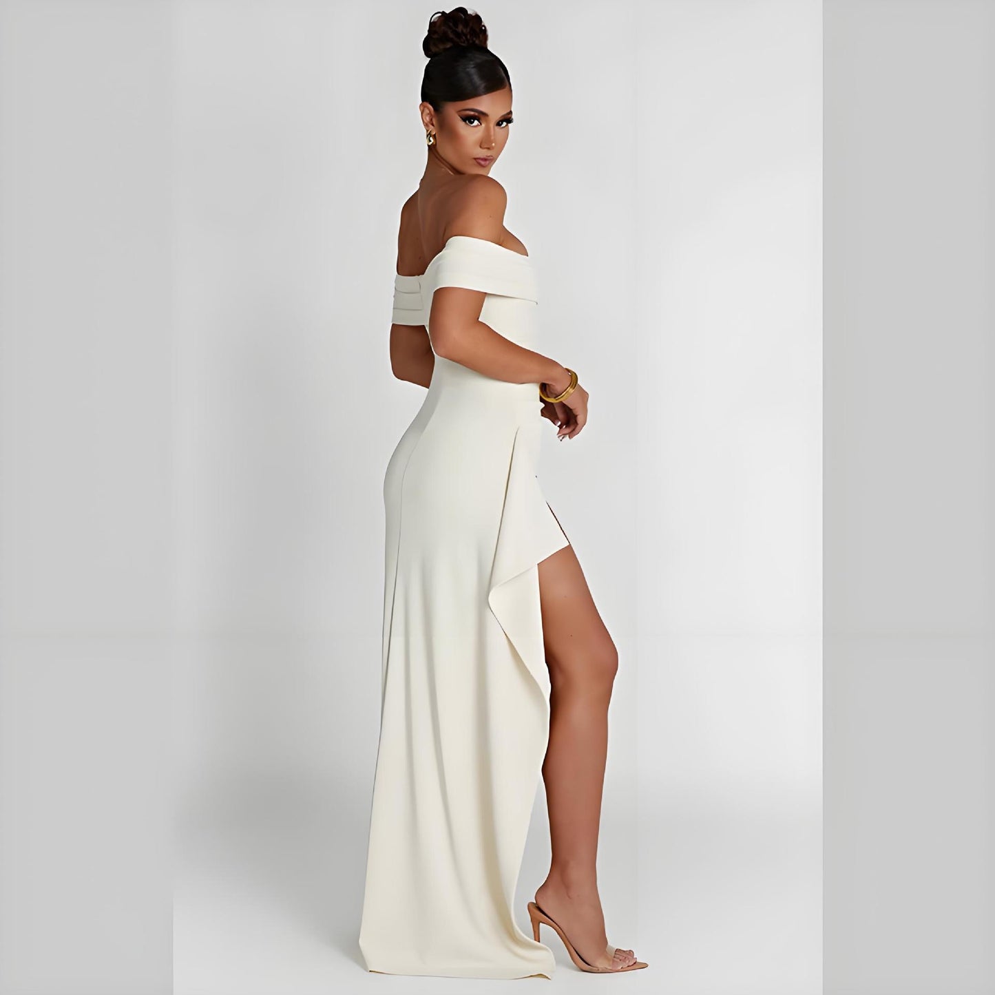 LIVIA – Pink Whispers Maxi Dress