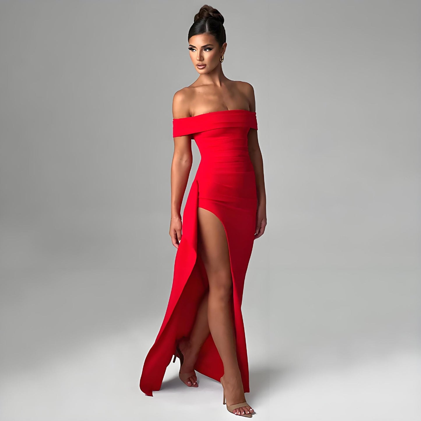 LIVIA – Pink Whispers Maxi Dress