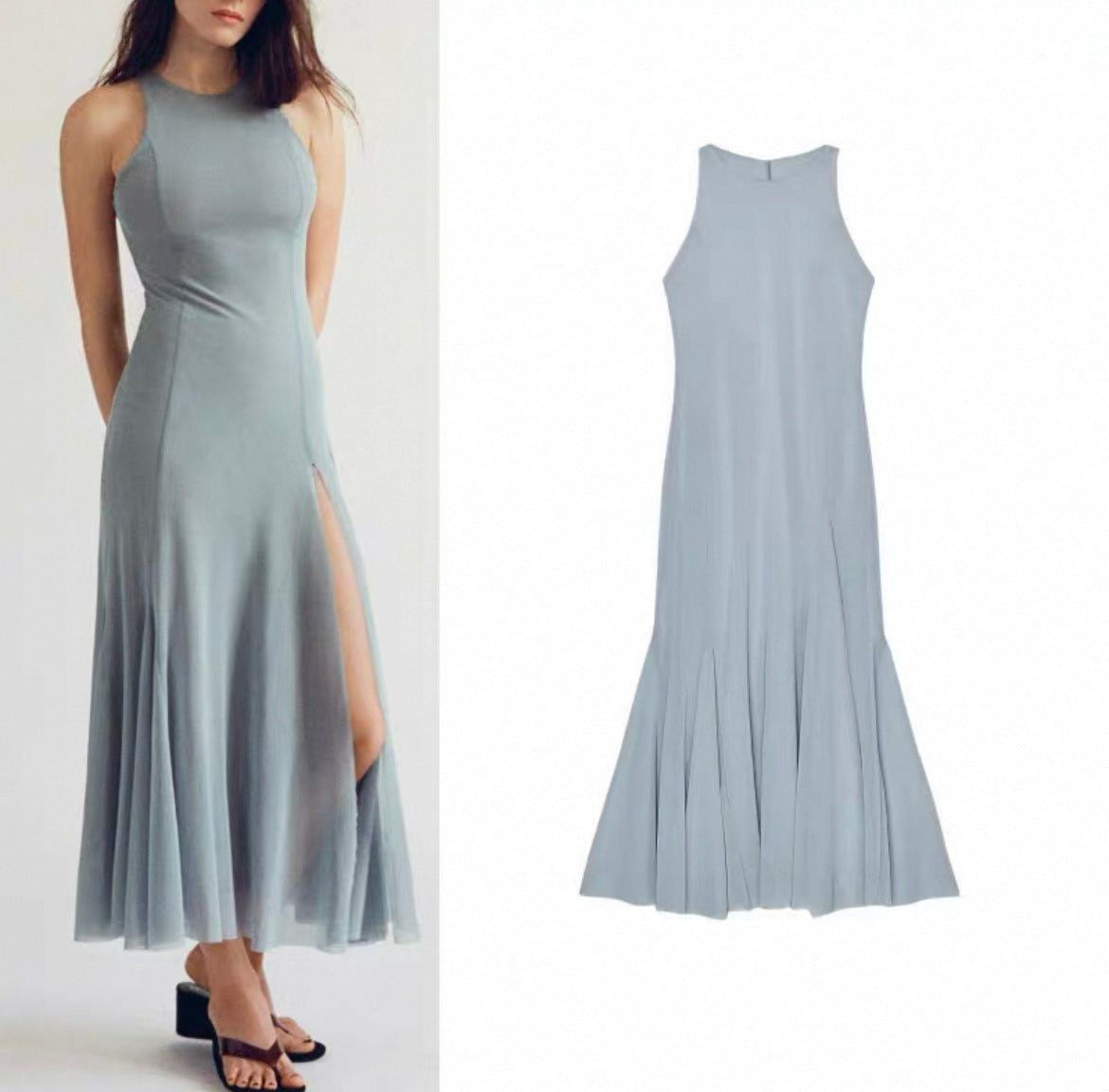 MITTELLANGES SOFIE KLEID