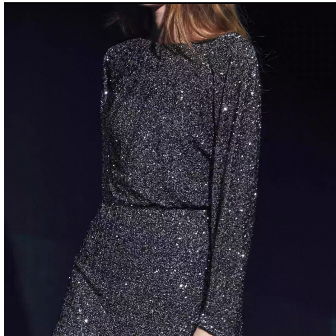 GLAMOUR GLITZER KLEID