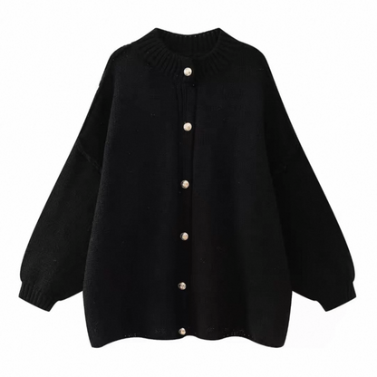 OVERSIZE PULLOVER MIT KNOPF