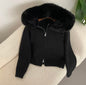 VIRALER FELLKRAGEN CARDIGAN